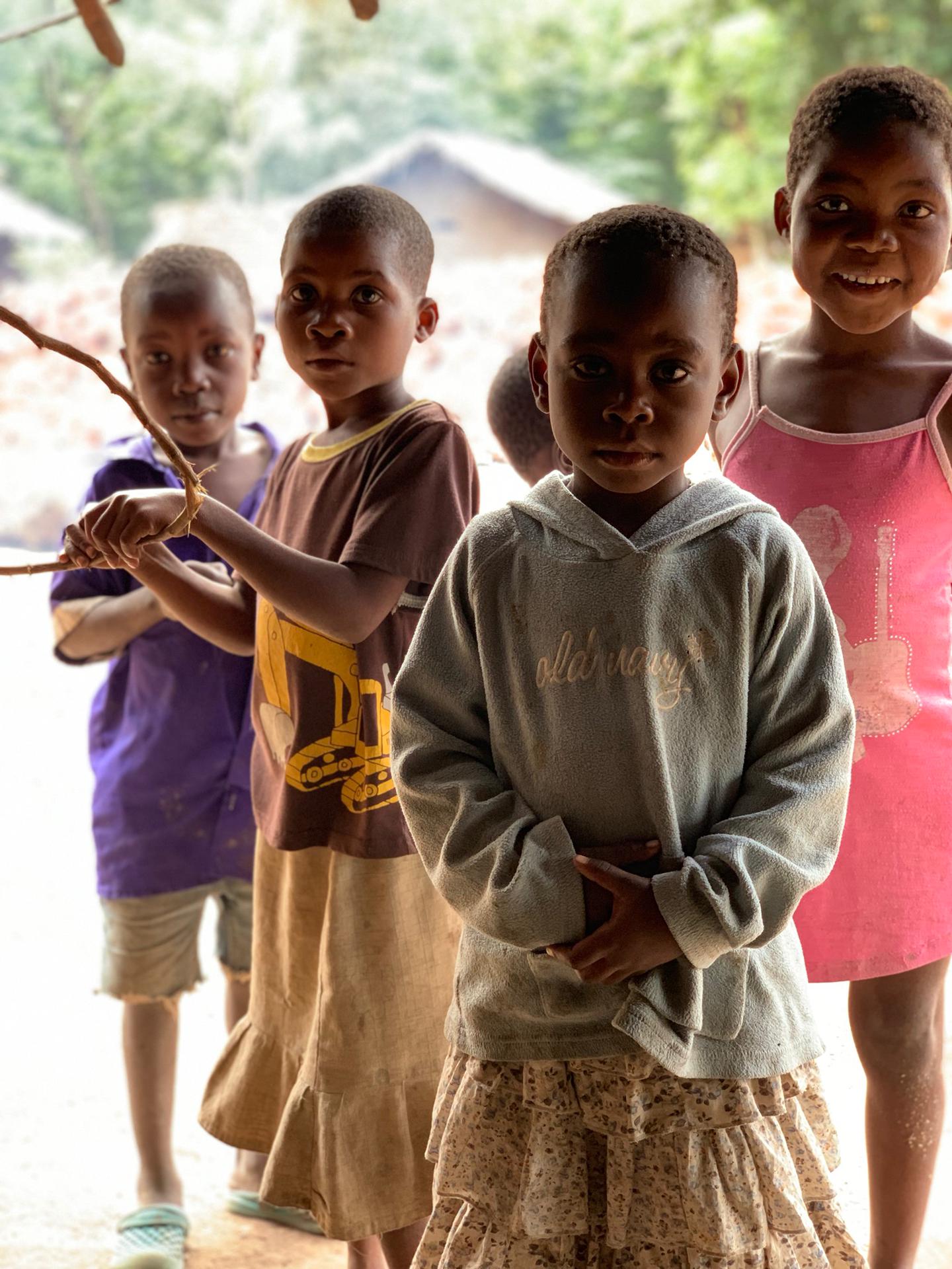 Some children in one of the study villages in Chikwawa district. 